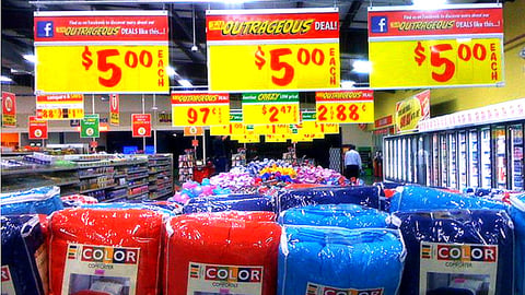 Joe V's Smart Shop Ceiling Signs