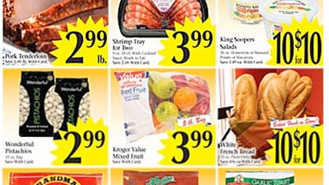 King Soopers 'Yellow Tag Savings' Feature