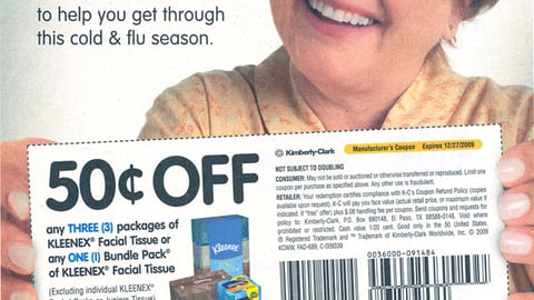 Kleenex 'Get Mommed' FSI