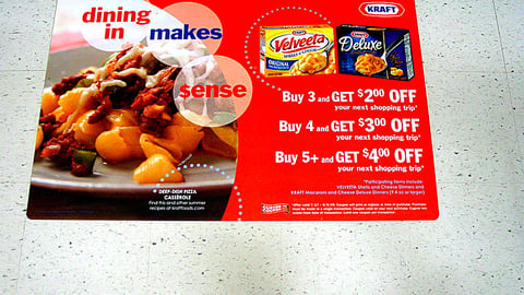 Kraft Meijer 'Dining in Makes Sense' Floor Cling