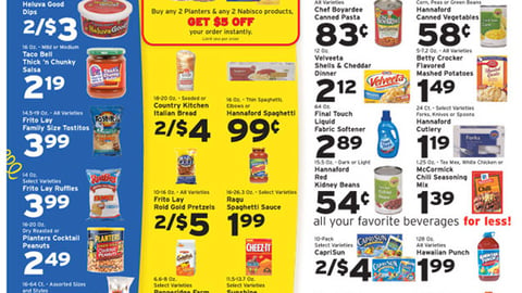 Hannaford Kraft Incentive Feature