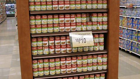 Fresh Fare Campbell's Soup Endcap