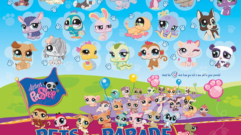 Littlest Pet Shop Walmart 'Pets on Parade' Poster