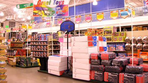 Menards Toy Aisle