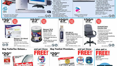 Office Depot TurboTax Feature