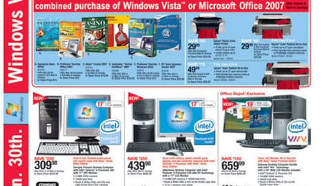 Office Depot Windows Vista Feature