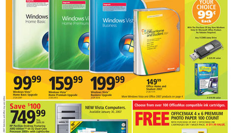 OfficeMax Windows Vista Feature