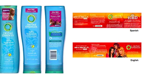 Herbal Essences RBD Packaging