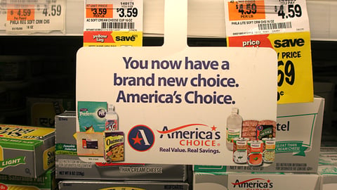 Pathmark America's Choice Brand Dangler