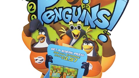 "3-2-1 Penguins" Standee