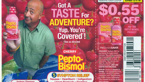 Pepto-Bismol 'Adventure' Sweeps FSI