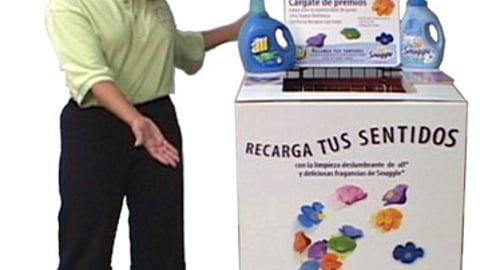 Unilever "Recarga Tus Sentidos" Cart