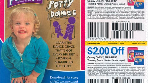 Huggies Pull-Ups 'Potty Dance' FSI