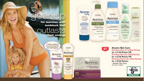 Rite Aid Aveeno Skin Care Feature