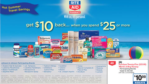 Rite Aid J&J 'Summer Travel' Feature