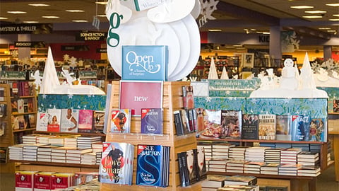 Borders Holiday Snowman Display