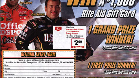Rite Aid Kraft NASCAR Sweeps Feature