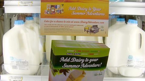 Safeway 'Summer Dairy Adventure' Dispenser