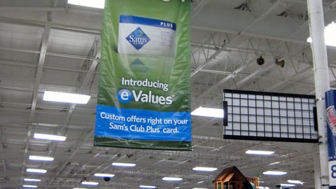 Sam's Club 'eValues' Banner