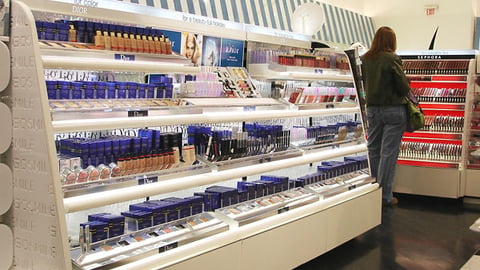 Dior Cosmetics Wall