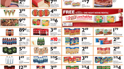 Shaw's Oscar Mayer Redbox Feature