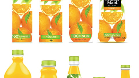 Redesigned Minute Maid Packaging