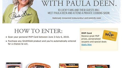 Food Lion Smithfield Sweeps Online Ad
