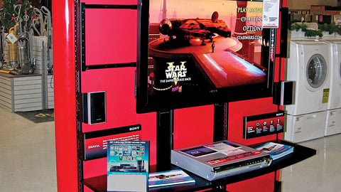 Sony HDNA High-Definition TV Freestanding Display