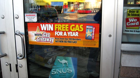 Speedway 'Gas Giveaway' Cling