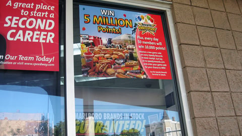 Speedway 'Speedy Rewards Anniversary' Window Cling