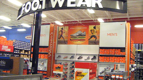 Sports Authority Footwear Department
