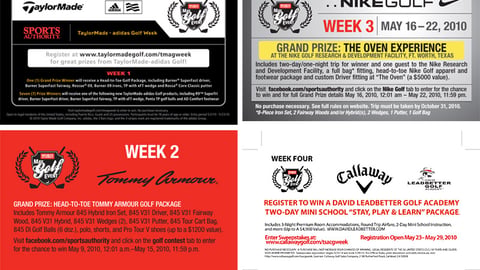 Sports Authority 'May Golf Event' Take-Ones