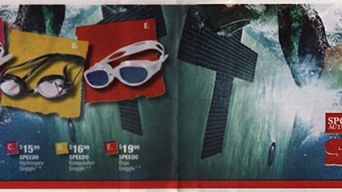 Sports Authority Speedo Feature