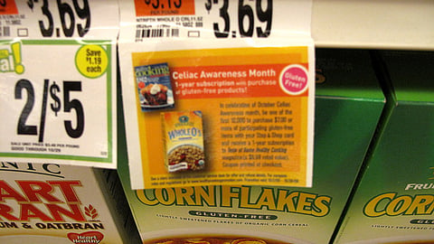 Stop & Shop 'Celiac Awareness' Price Label