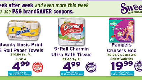Sweetbay P&G brandSaver Feature