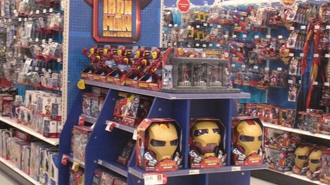 'Iron Man 2' Toys Endcap