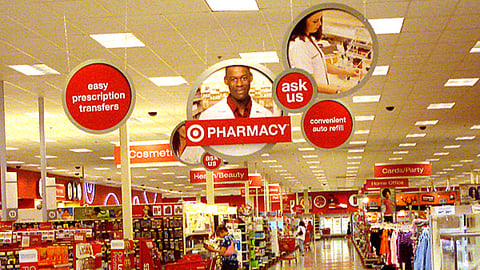 Target 'Ask Us' Ceiling Signs