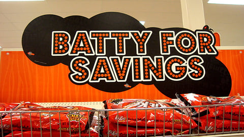 Target Halloween 'Batty for Savings' In-Line Header