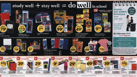 Walgreens Back-To-School Feature