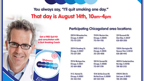 Walgreens 'Sponsorship To Quit' Online Ad