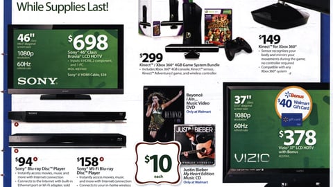 Walmart Black Friday 'Saturday Only' Feature