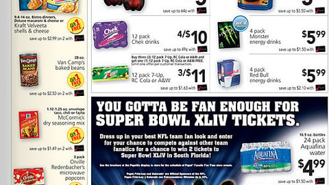 Winn-Dixie PepsiCo Super Bowl Feature