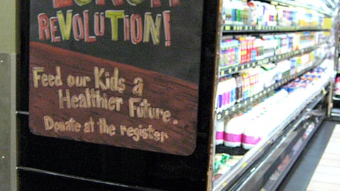 Whole Foods 'School Lunch Revolution' Side Panel