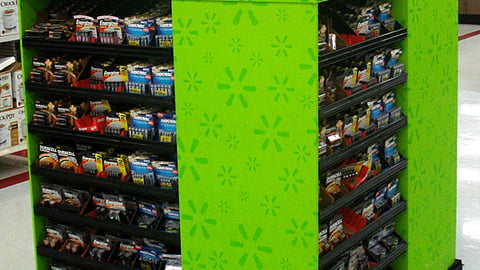 Walmart Holiday Battery Pallet