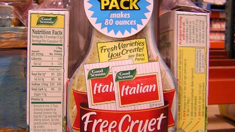 Good Seasons Warehouse Club Packaging