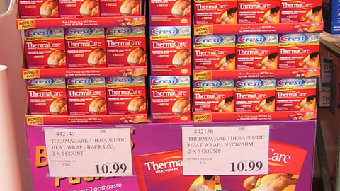 Costco P&G Cross-Merchandising Display