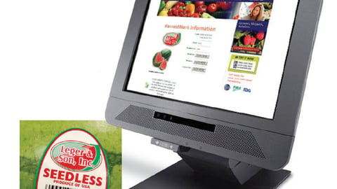 YottaMark HarvestMark Produce Info Kiosk
