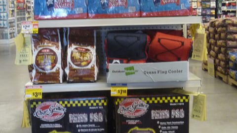 H-E-B Grilling Endcap