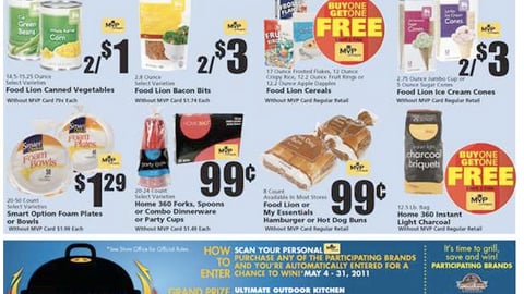 Food Lion 'Great MVP Cookout' Feature