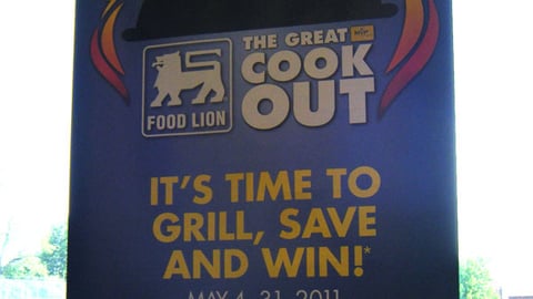 Food Lion 'Great MVP Cookout' Poster